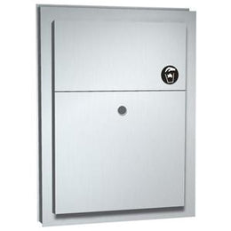 Partition Mounted Dual Access Napkin Disposal