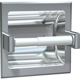 Commercial Toilet Paper Dispenser, Recessed-Mounted, Stainless Steel w/ Satin Finish ASI 7402-SW