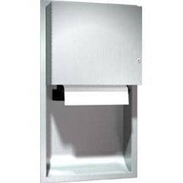 Commercial Paper Towel Dispenser, Surface-Mounted, Stainless Steel ASI 045224-9