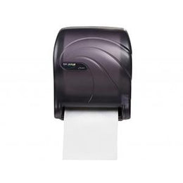 Compact High Capacity Dispenser For Standard 10-in Paper, Plastic, Classic, Black