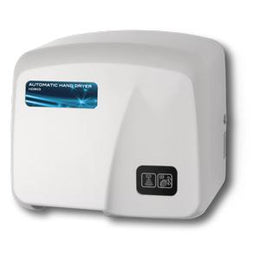 Hand Dryer- High Grade Fire Retardant ABS 110/120V - White - HD0903-17