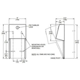 ASI 0030 Commercial Toilet Paper DispensertabbSurface-MountedtabbStainless Steel w/ Satin Finish
