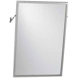 Commercial Bathroom Mirror, Adjustable Tilt Mirror, ADA, Handicap