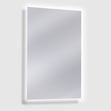 ASI 0640-2436 Frameless - Plate Glass - LED Lighted - 24" X 36" - Surface Mounted