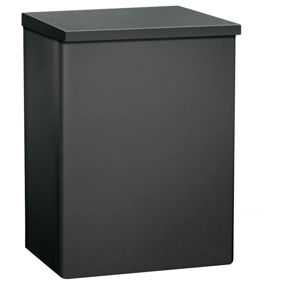 ASI 0852-41 Matte Black - Sanitary Waste Disposal - Surface Mounted