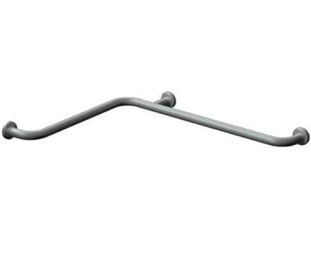 ASI 3457 Exposed Flange (1-1/4" O.D) Smooth - Horizontal Grab Bar, 54” x 42”  