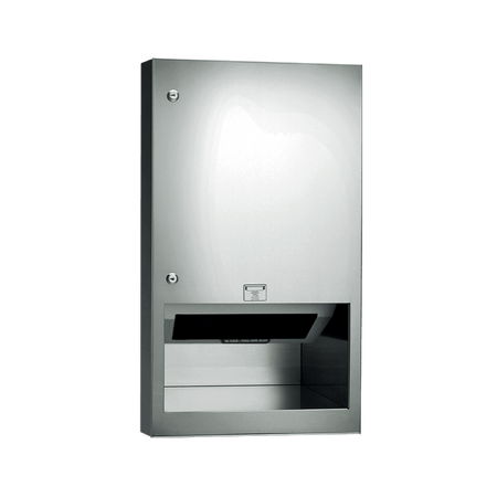 ASI 645210A-6 Simplicity™ - Auto Paper Towel Dispenser - Roll - Battery - Semi-Recessed