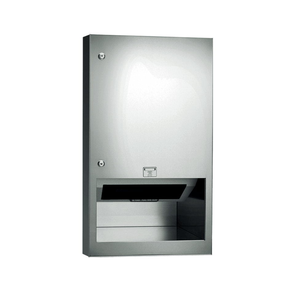 ASI 645210A-6 Simplicity™ - Auto Paper Towel Dispenser - Roll - Battery - Semi-Recessed