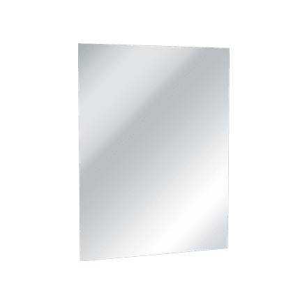 ASI 8026-1620 Frameless Mirror, Type 304 Stainless Steel Surface, #8 Polish (Masonite back) 16"W X 20"H