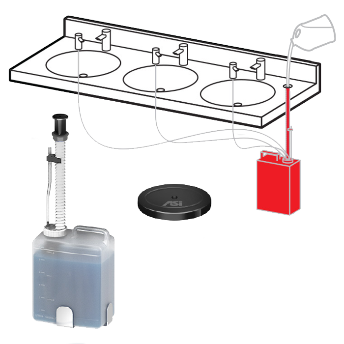 ASI-0390-1AC-41 EZ Top Fill Multi-Feed Kit - Matte Black Finish