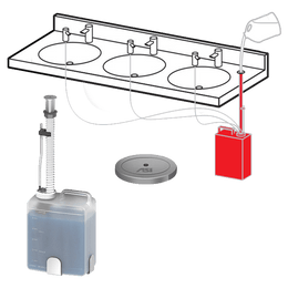 ASI-0390 Top Fill Multi-Feed Kit - 6-Dispenser System