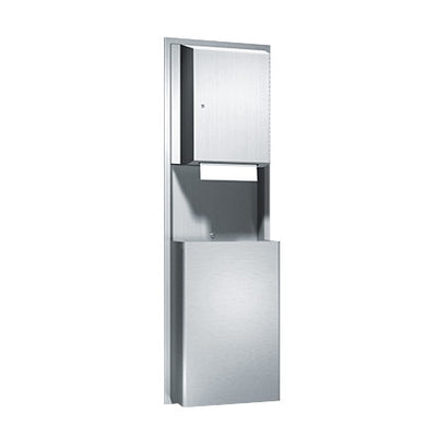 ASI-04697 Recessed Combo Unit - Paper Towel and Waste
