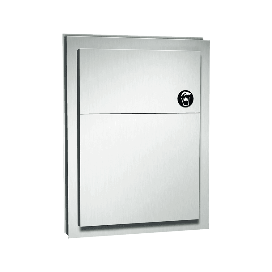 ASI-0472 Dual Access Napkin Disposal - Partition Mount