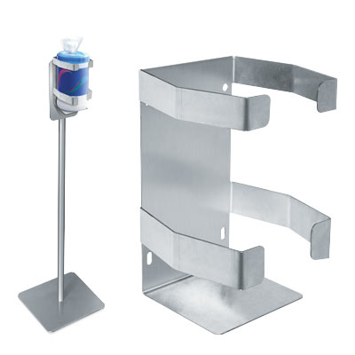 ASI-0502 Wipes Dispenser - Stainless, for Floor Stand