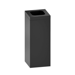 ASI-0839-41 Matte Black Waste Receptacle - 19 Gallon