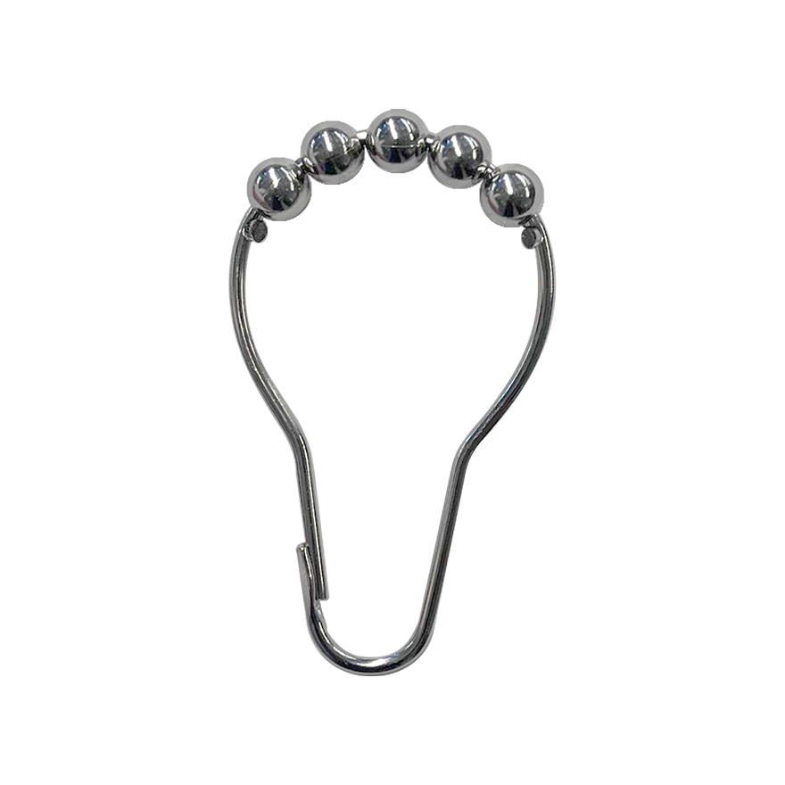 ASI-1200-ROL Roller Shower Hooks - Nickel Plated Brass