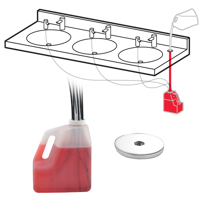 ASI 0390-R-MASTER Soap Dispenser Remote - EZ Fill Master Control