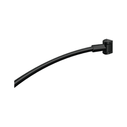 ASI 1201-B-41 Curved Shower Curtain Rod - 60" Adjustable Length, Matte Black