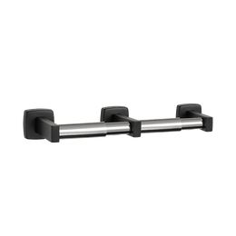 ASI 7305-2-41 Matte Black - Double Toilet Paper Holder