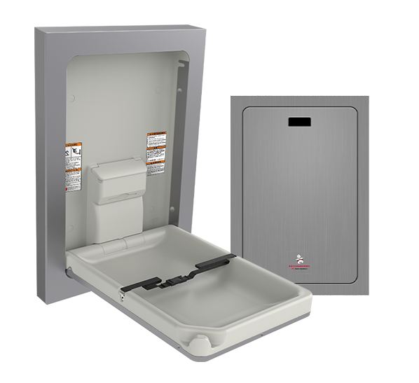 ASI 9017-9 Vertical Baby Changing Station - Stainless Steel