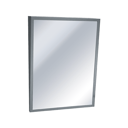 ASI 0535-1630 Mirror - Fixed Tilt, Stainless Steel Frame16"W X 30"H

