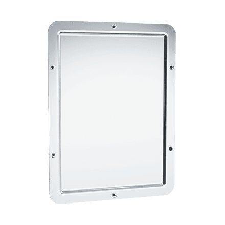 ASI 107-14 Stainless Steel Mirror - 12" x 16" Polished Finish