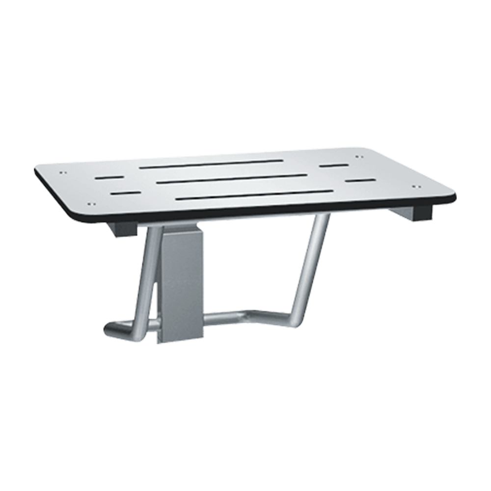 ASI 8203-28 ASI Folding Shower Seat - ADA Compliant, White