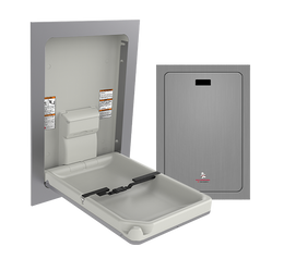 ASI 9017 Vertical Recessed Baby Changing Station
