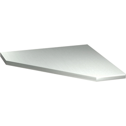 ASI 0010 Corner Shower Seat - Stainless Steel, Surface Mounted