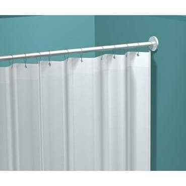 ASI 1200-V60 Shower Curtain - 8 Ga. White Vinyl, Order 10 Hooks Separately - 60”W X 72”H