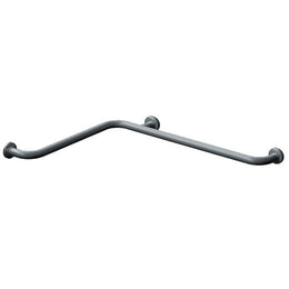 ASI 3574 Exposed Flange (1-1/2" O.D) Smooth - Horizontal Grab Bar, 18-1/8” x 33-1/8”  