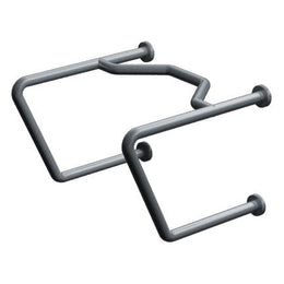 ASI 3434 Exposed Flange (1-1/4" O.D) Smooth - Straddle Grab Bar  
