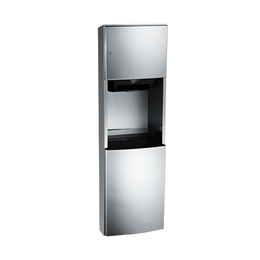 ASI 204692AC-6 Roval™ - Auto Roll Paper Towel Dispenser / 17.8 gal. Removable Waste Receptacle - 110-240V - Semi-Recessed 