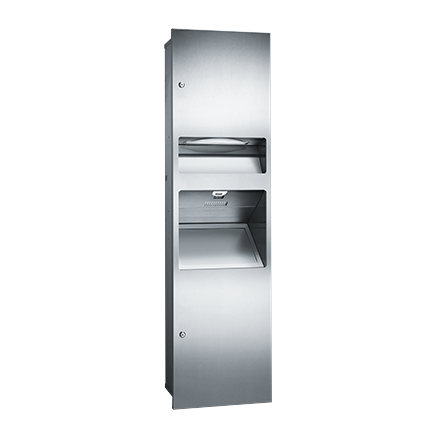 ASI 64672 Simplicity™ - Cabinet Only for 3-in-1 Unit - Multi, C-Fold - 6.8 gal. Waste -Recessed