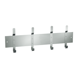 ASI 1307-4 Utility Hook Strip  - 4 Hooks - 36"L - Surface Mounted