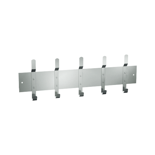 ASI 1307-5 Utility Hook Strip  - 5 Hooks - 46"L - Surface Mounted