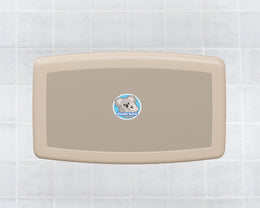 Koala Kare® KB300-00 Beige- Surface Horizontal Beige Baby Changing Station