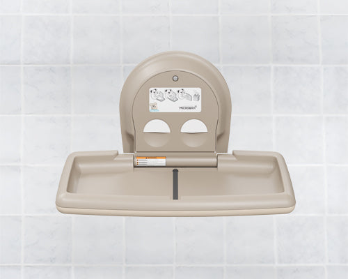Koala Kare® KB300-00 Beige- Surface Horizontal Beige Baby Changing Station