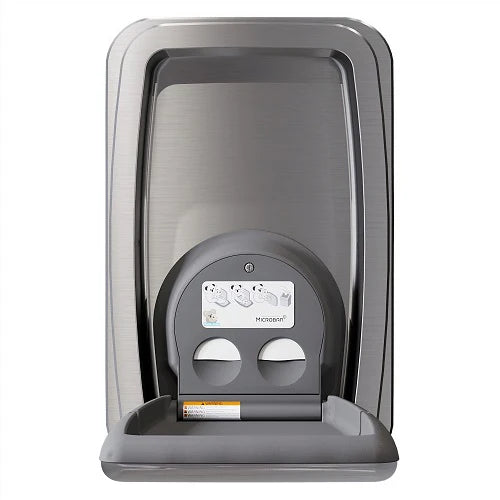 KB311-SSWM -Stainless  Wall Mounted Vertical  Steel Baby Changing Station Koala Kare®