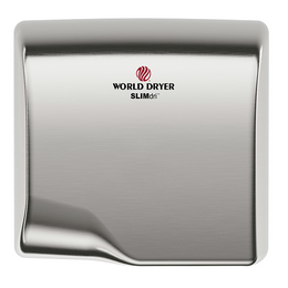 Stainless steel L973 hand dryer with 'World Dryer' 