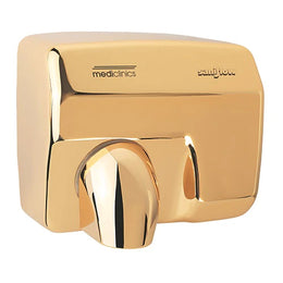 Saniflow® E88AO-UL AUTOMATIC Hand Dryer - Steel Cover with Gold Plated Finish