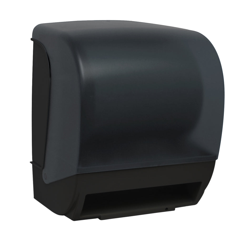 INSPIRE Electronic Hands Free Roll Towel Dispenser  - Black Translucent - TD023502 Open Box