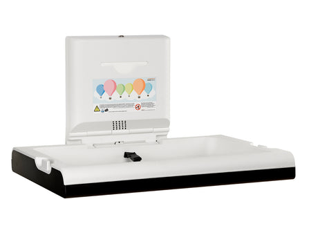 CP0016HCSB-I-ASTM Black Stainless Steel Saniflow® HORIZONTAL BABYMEDI WITH IONIZER