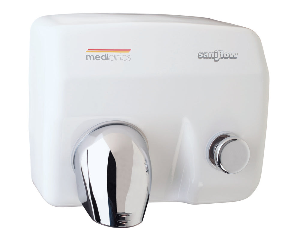 Saniflow E88-UL Heavy Duty Metal Push Button Hand Dryer