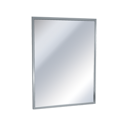 30" X 48 Channel Frame Mirror, 20 Gauge Type 304 Stainless Steel Channel" ASI 0620-3048