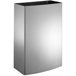 Surface Mounted Waste Receptacle Stainless Steel 12.8 Gallon