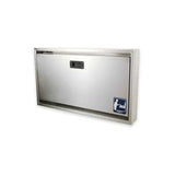 Recessed DryBaby Changing Station Steel Horizontal  Mount