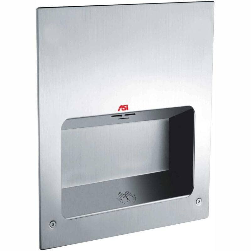 ASI 0135-1 TURBO-Tuff ™ - Automatic High-Speed Hand Dryers (110-120V) Satin Stainless, Recessed ADA
