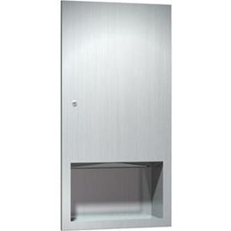 Recessed Paper Towel Dispenser Stainless Steel, Multi Fold and C Fold