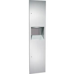 Stainless Steel Paper Towel Dispenser Waste Receptacle - 7 Gallon